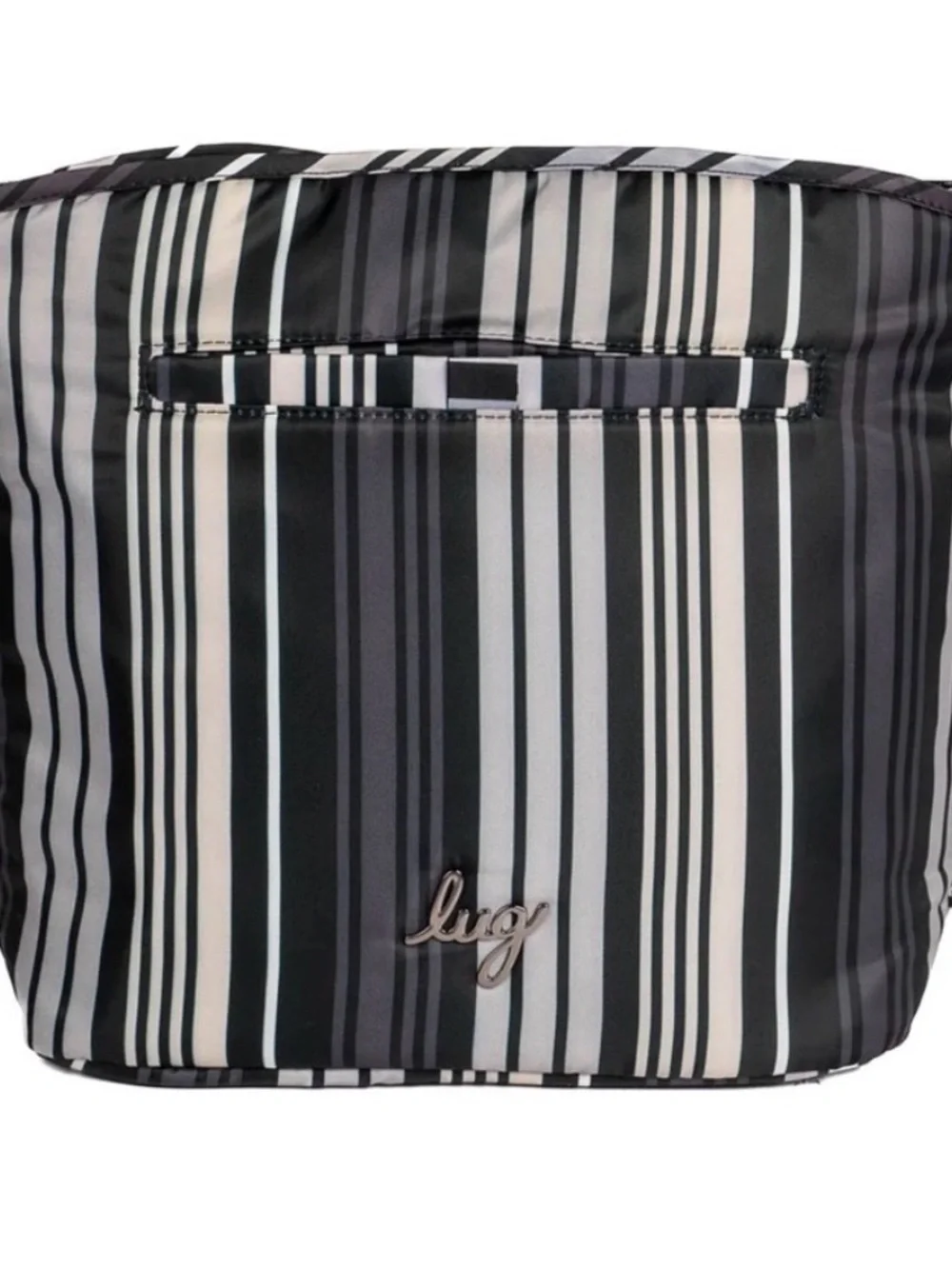 Lug Adagio Crossbody in Lovestripe Black NWT